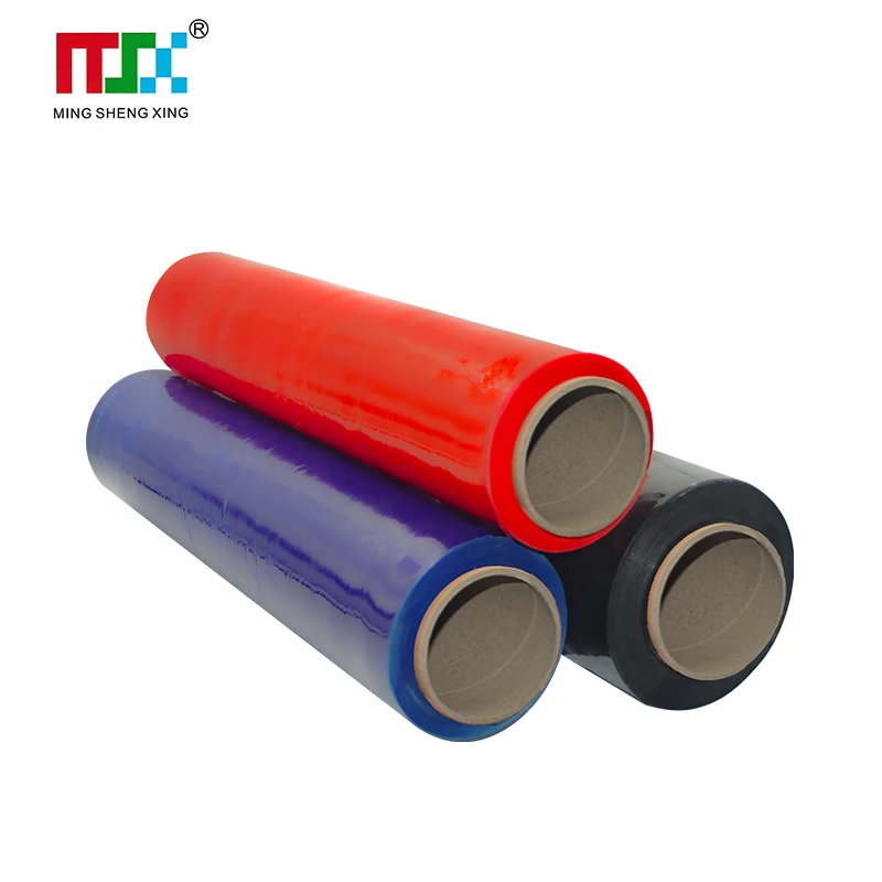 Competitive Price Stretch Film Manufacturer Lldpe Jumbo Roll 20 Mic Packaging Wholesale  Plastic Manual Use Stretch Film