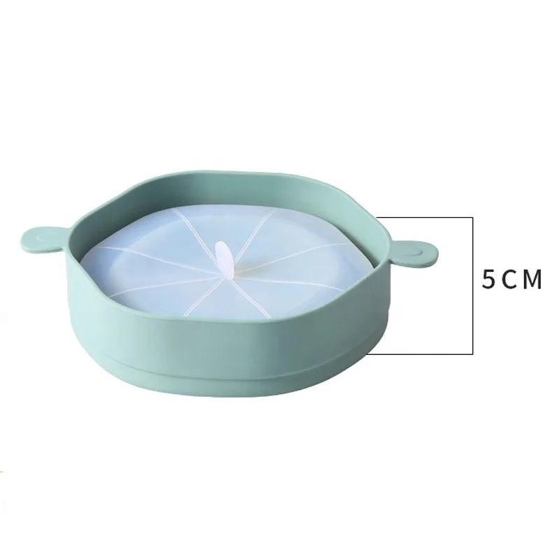 BPA Free Silicone Popcorn Maker Microwave Bowl Silicone Microwavable Hot Air Popcorn Maker Collapsible Popcorn Bucket