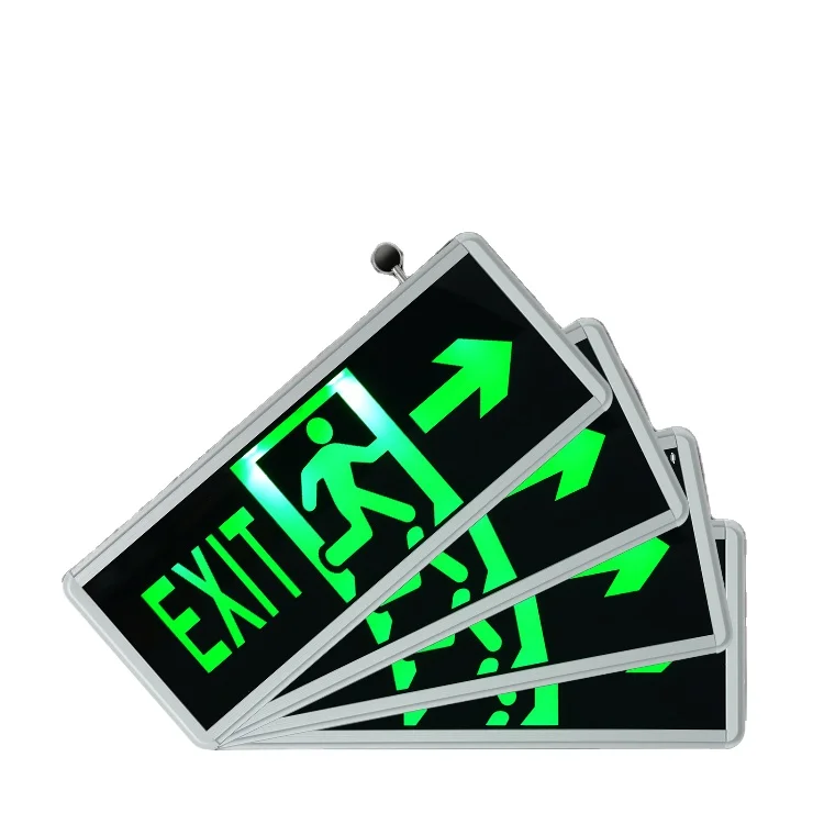 led emergency light sign emergency Wholesale Factory Price Custom Emergency Flood light Evacuation exit Sign