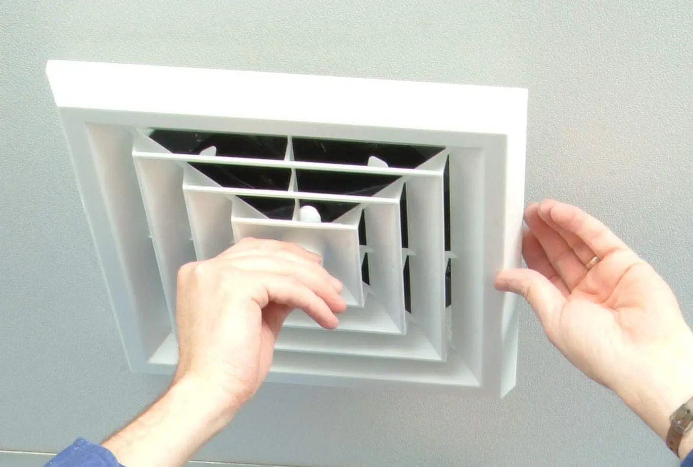 QIEXEIN система HVAC ABS потолочный квадратный воздушный диффузор пластиковый выход