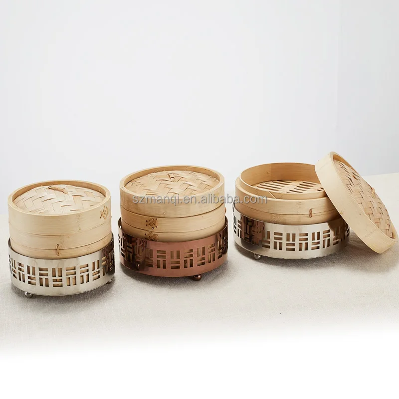 Factory support customization bamboo steamer mini bamboo steamer dim sum steamer machine bamboo