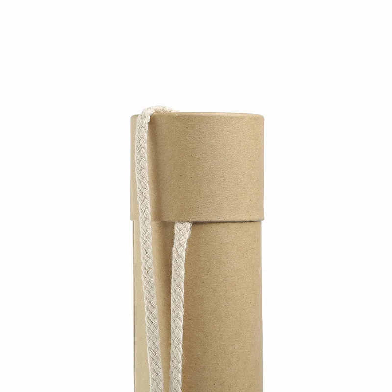 
Custom Printed Creative Round Kraft Paper Tube Packaging For Food 