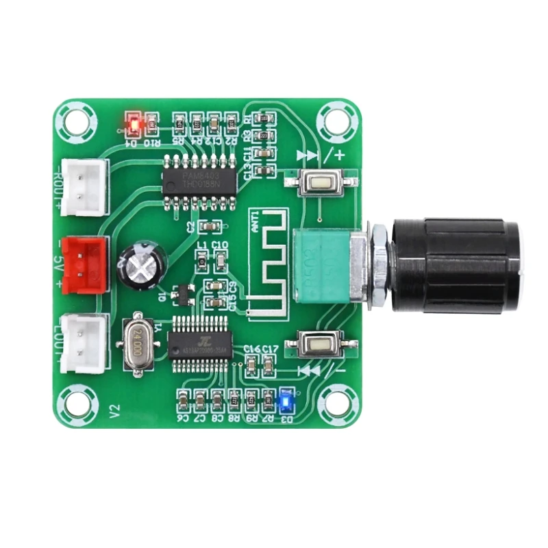 XH-A158 прозрачный 5,0 Плата усилителя мощности pam8403 малой мощности DIY беспроводной динамик усилитель доска для рисования 5 Вт * 2
