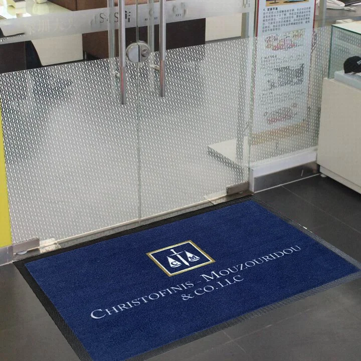 Factory Non Shedding Fabric Custom Wholesale Door Mats Logo Carpet Anti Slip