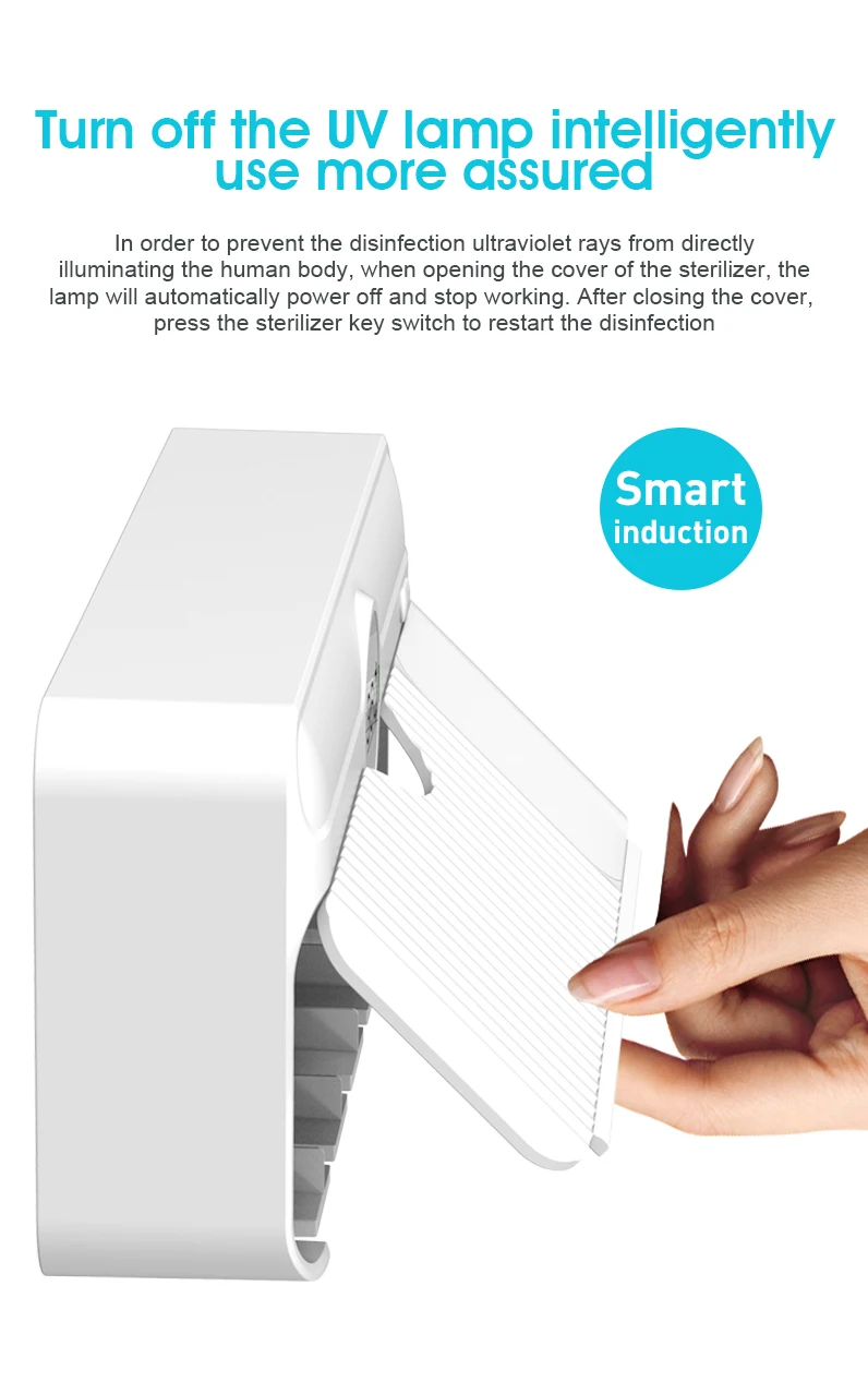 LULA Beauty OEM&ODM Ultraviolet Toothbrush Disinfector Disinfection Box With UV