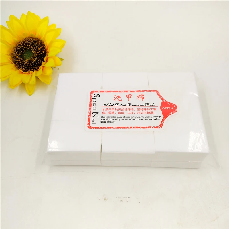 
2019 wholesale lint free nail art wipes paper for nail polish remover 
