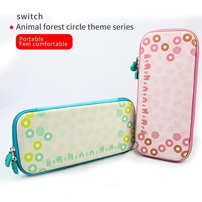 New Style Switch Storage Eva Case for switch cases Green Pink animal and crossing