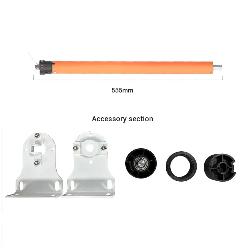 Smart Digital 35mm Tubular Motor Wall Switch Minimalist Design Roller Outdoor Living Room Curtain Smart Curtain Drivers