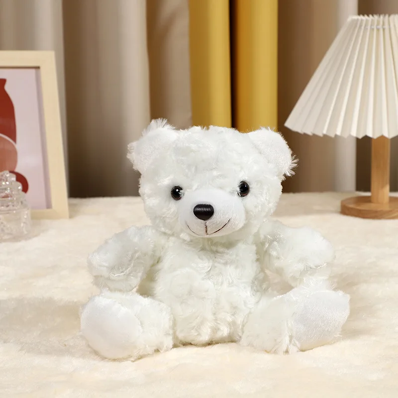 Subli-forward Wholesale High Quality Sublimation Plush Toy Graduation Bear with Blank T-shirt for Heat Press Printing
