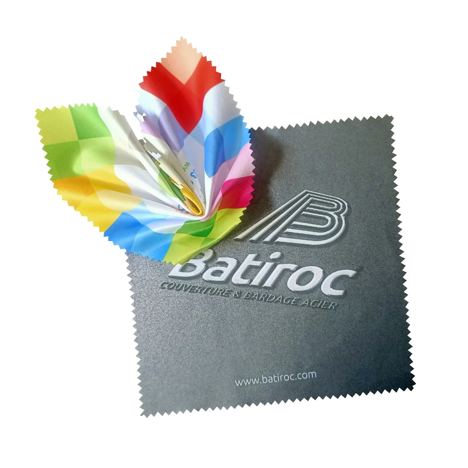 custom logo microiber polyester fabric cleaning cloth for phone