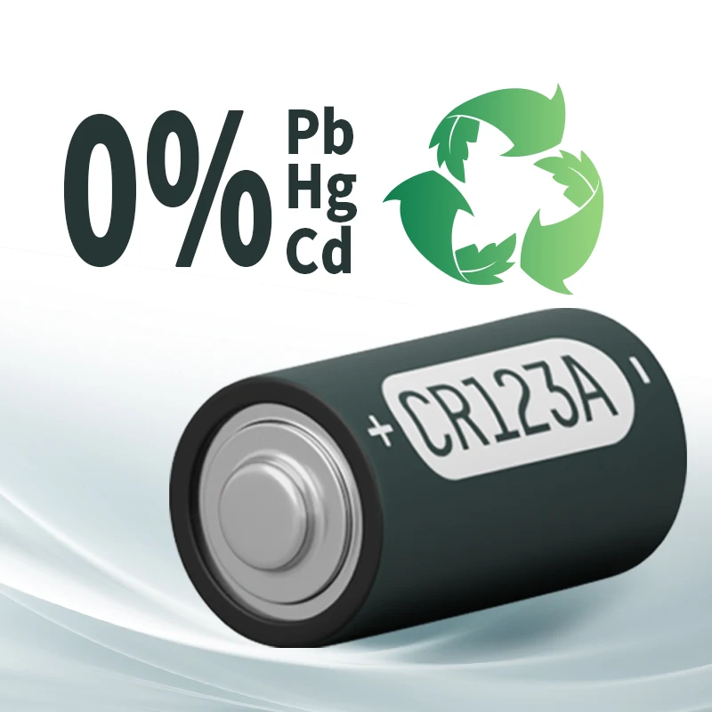 ANSMANN 1600 cycles 3V CR123A rechargeable 3v lithium battery 1500mAh camera battery CR123A