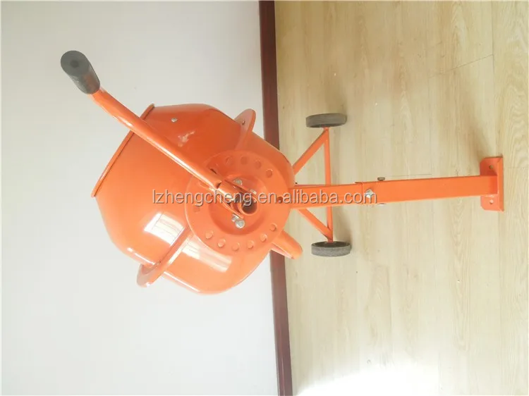 High Quality Electric Concrete Mixer 63L Concrete Mixer Mobile, Mixing Concrete Mixer Price, China, Orange