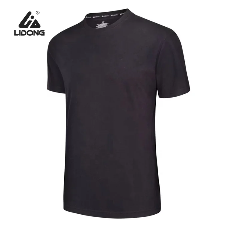 LiDong Sublimation blank fitted t-shirt wholesale custom printing Fashion casual t shirt