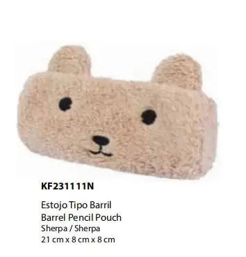 Barrel Pencil Pouch Lovely Dog Pencil Cases Customized Logo