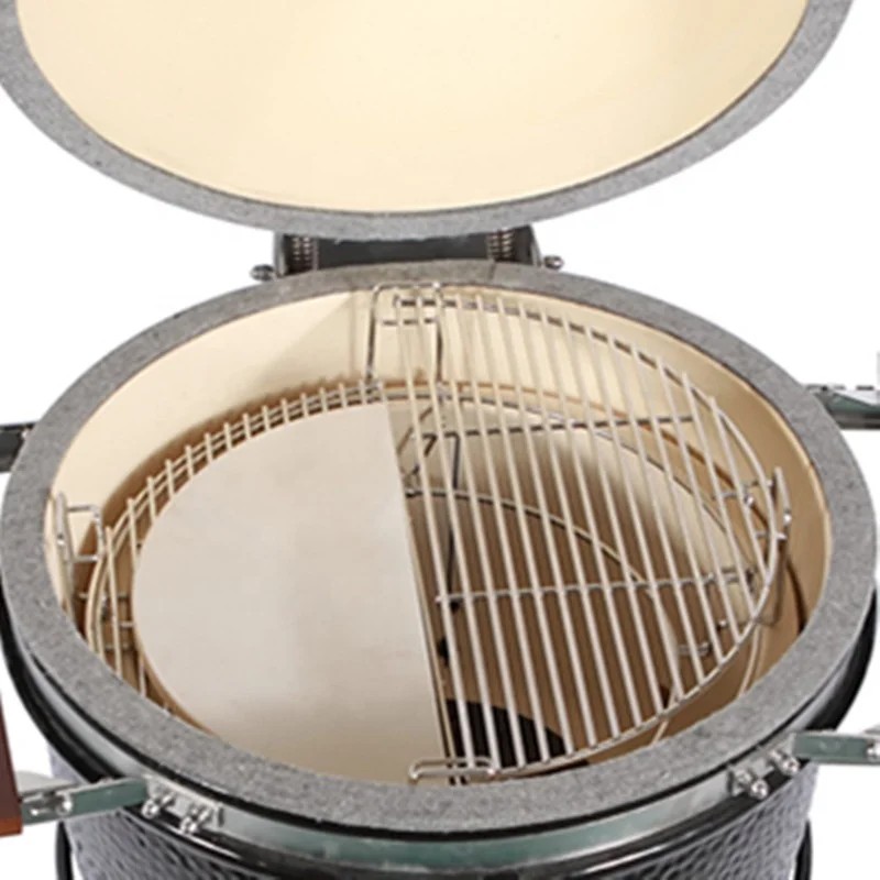 Big Green Color Egg BBQ Charcoal Grills Kamado L 22 Inch Smoker Outdoor Camping Ceramic