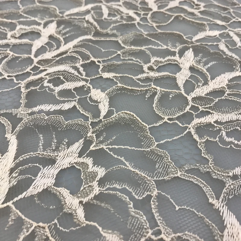 Hot sale white lace fabric lace fabric online french lace fabric With Lowest Price