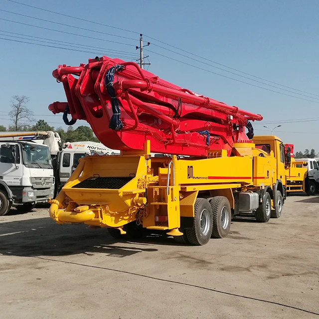 Used putzmeister 36m 46m mercedes actros 4141 construction concrete pumping trucks from China