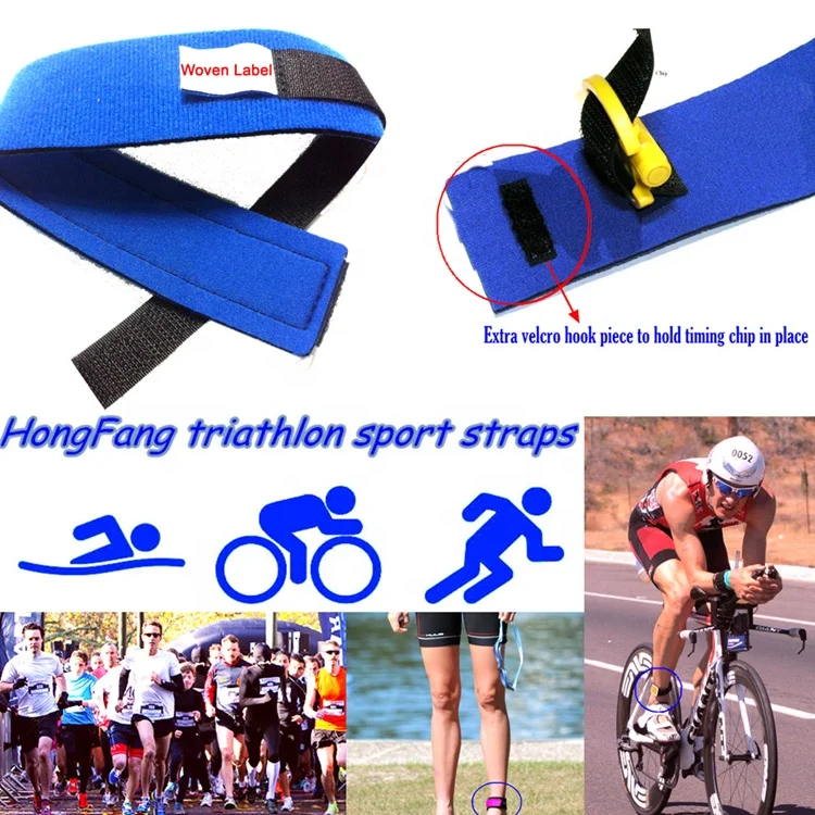 Custom Triathlon Timing Race Chip Strap