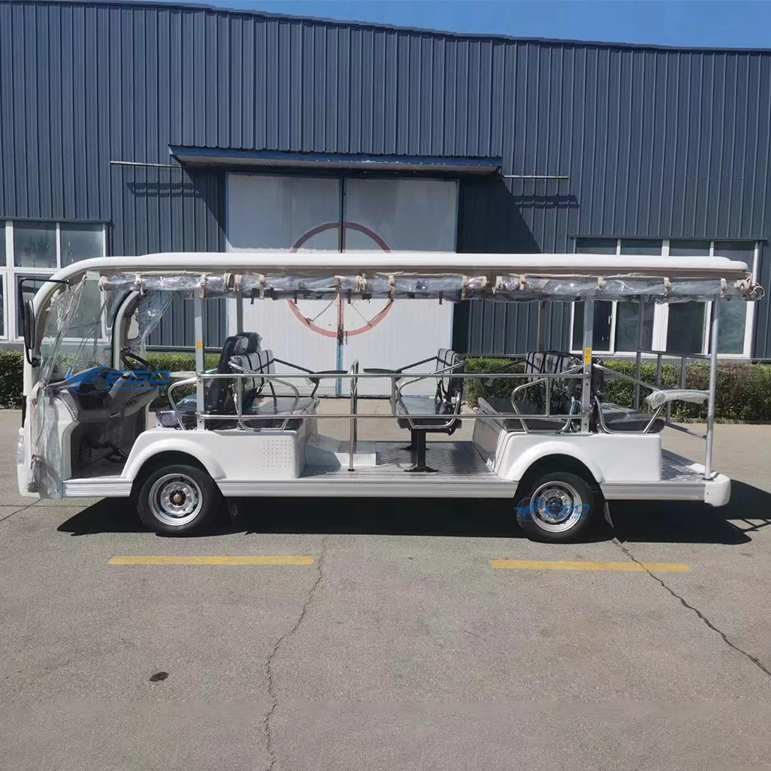 Mini City Sightseeing Long range electric bus 16 seater Luxury Air conditioning coach bus 18 seater buses