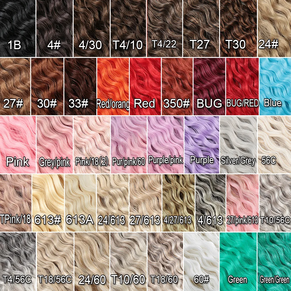 22 inch 30inch  DeepTwist high-temperature silk Latin American curly white long curly hair extensions Kinky Curly Braids