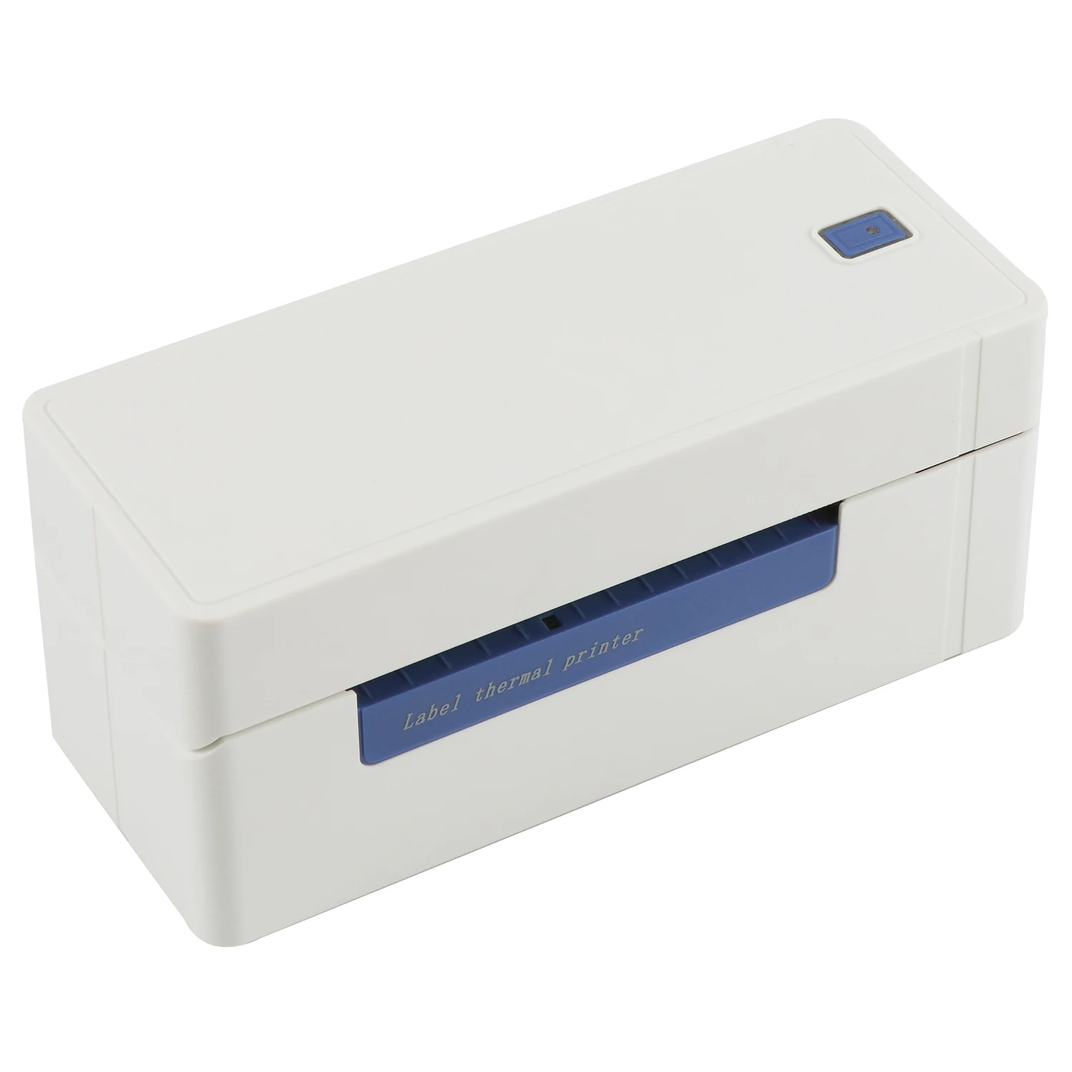 Digital label printer roll to color thermal inkjet