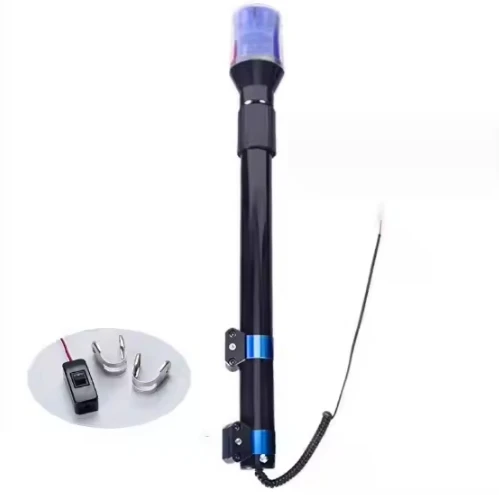 12V 24V LED strobe Flashing Light Traffic Patrol Motorcycle Tail Pole Mount Warning Light