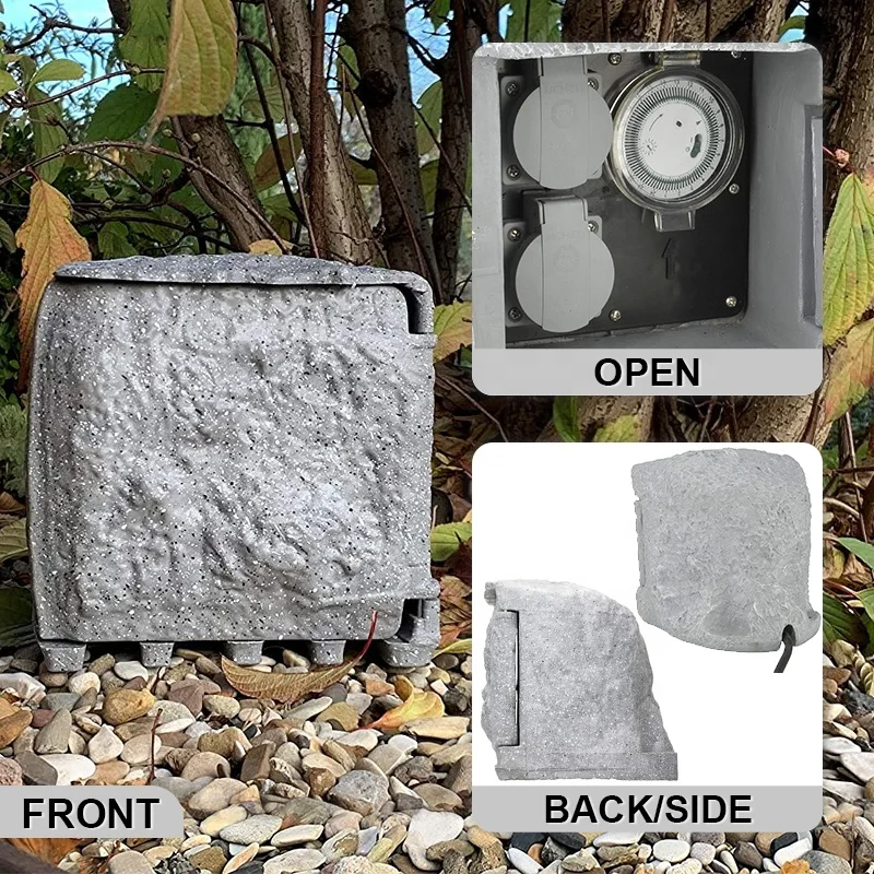 New Design Power Timer Stron Appearance Steckdose Waterproof Outlet Garden Power Stake Outdoor Socket