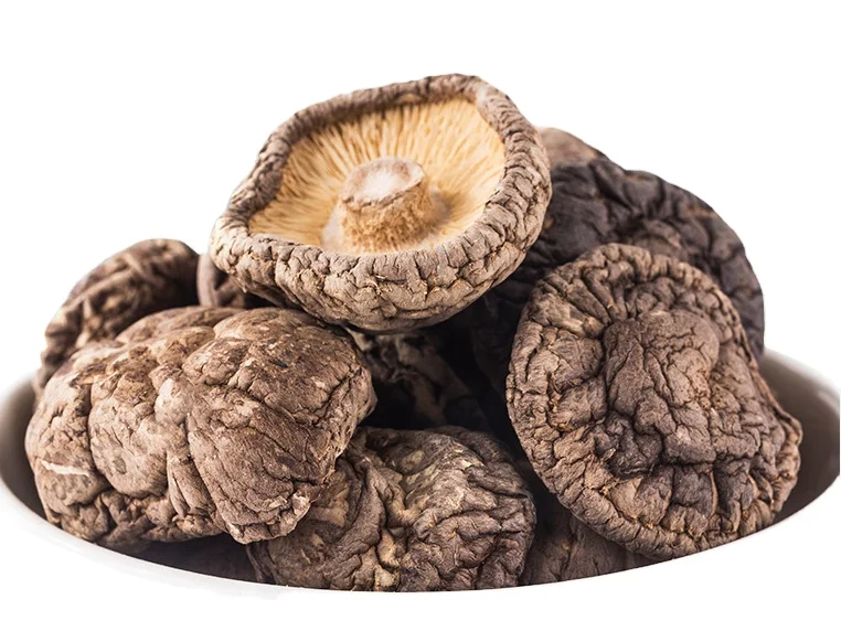 Healthy  Organic dried shiitake mushrooms factory price whole slice 1kg Lentinus edodes