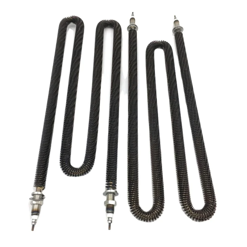 
Industrial Stainless Steel Heater 1.5KW Electric Oil Fin Heating Element Strip Heater 