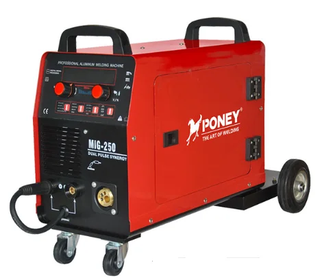 Mig-250DP-LCD 250amp DSP сварочный аппарат для алюминиевая ручка 5 кг 220/380v 3 в 1 для ci