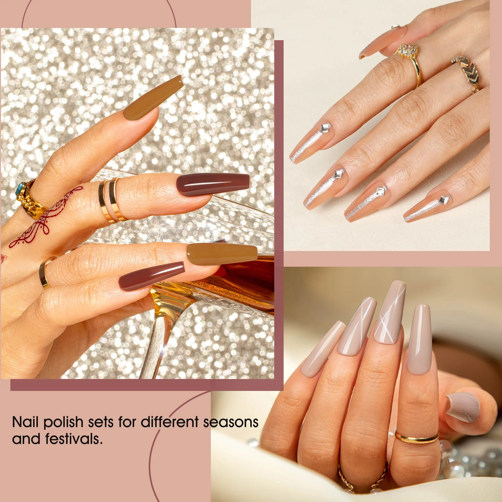 ROSALIND oem odm private label high glossy shiny esmalte varnish vernis long lasting uv led gel nail polish set 100 light colors