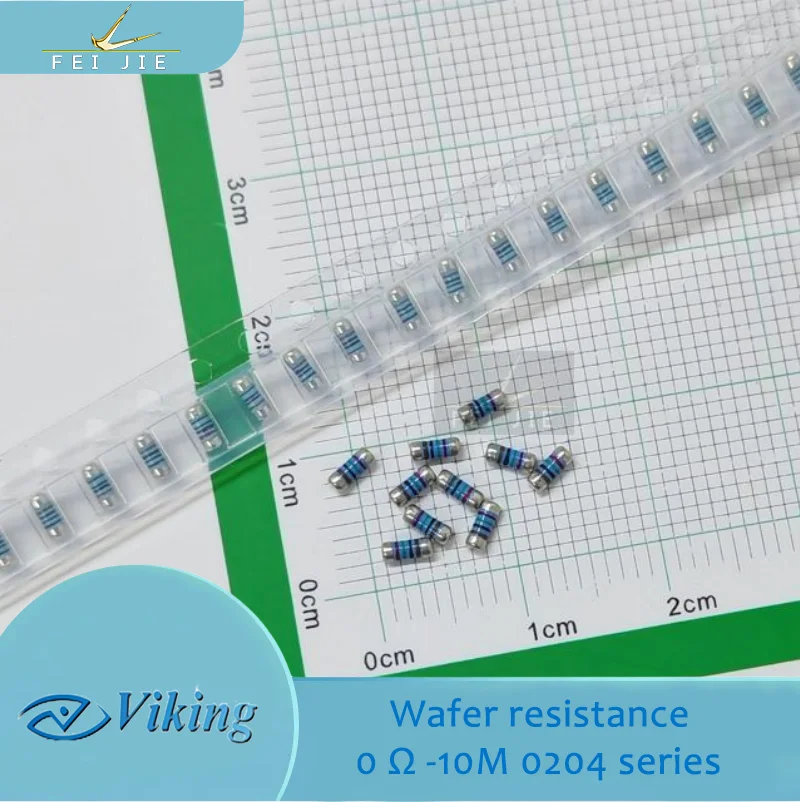 0204 cylindrical chip resistor SMD color ring metal film resistor CSR0204FTDV3600 0204 360R 3.6K 36K 360K 365R 3.74K 37.4K 1%