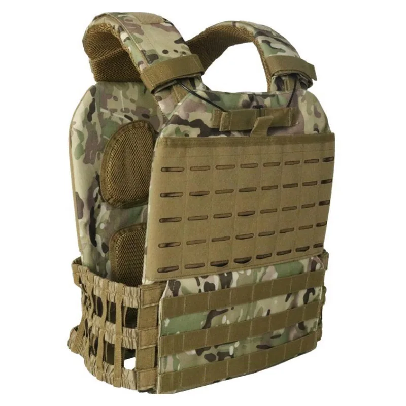 Тактический Жилет Molle кроя несущая пластина быстрого отсоединения Регулируемый жилет на открытом воздухе Охота CS игровой модульный