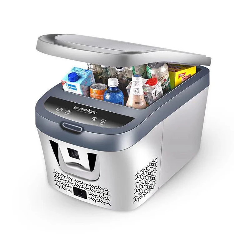 Factory supply 25L 12/24v dc portable style car fridge with electric compressor