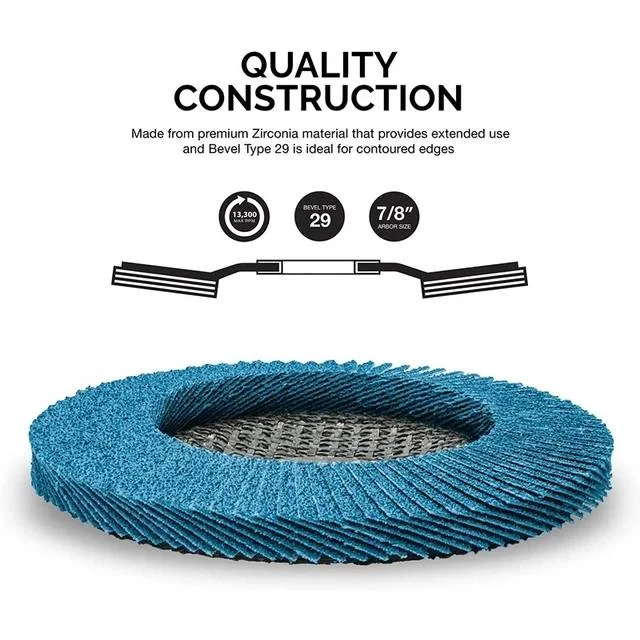 Flap Disc Grinding Wheel 4-9 inch Abrasive Tools 40-320 Grit For Different Field Grinding