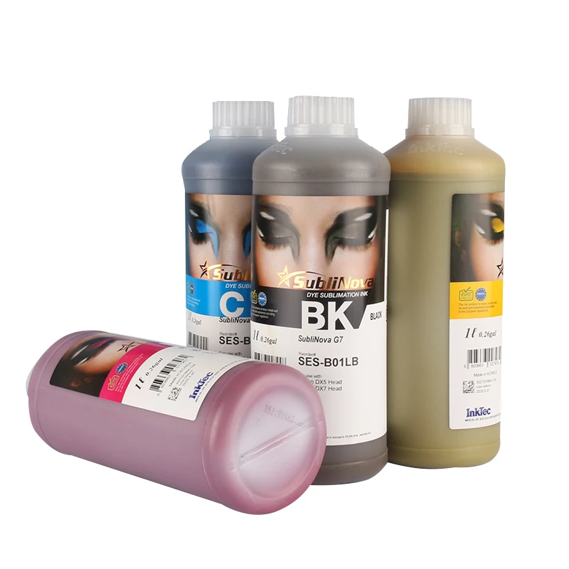 High quality Inktec SES HIGH DENSITY BLACK dye sublimation Ink for sublimation printer