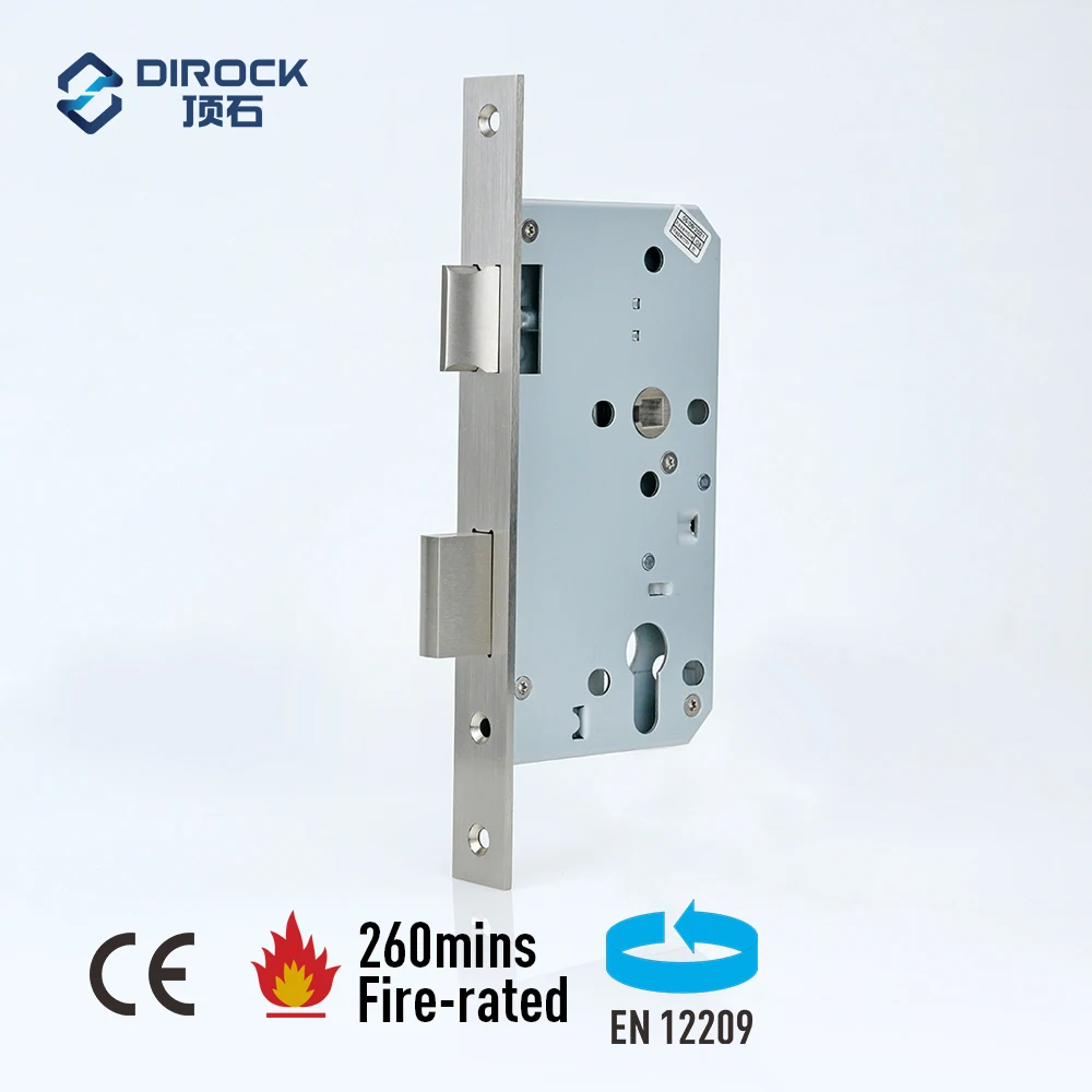Euro security mechanical latch & deadbolt mortise lock body fire rated mortice sash lock for Poland
