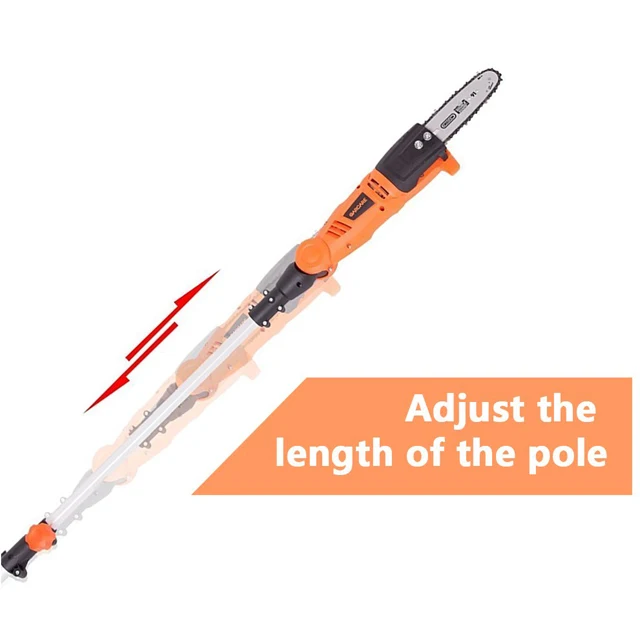 GARCARE Corded Pole Chain Saw Hedge Trimmer with Adjustable Head professional factory export