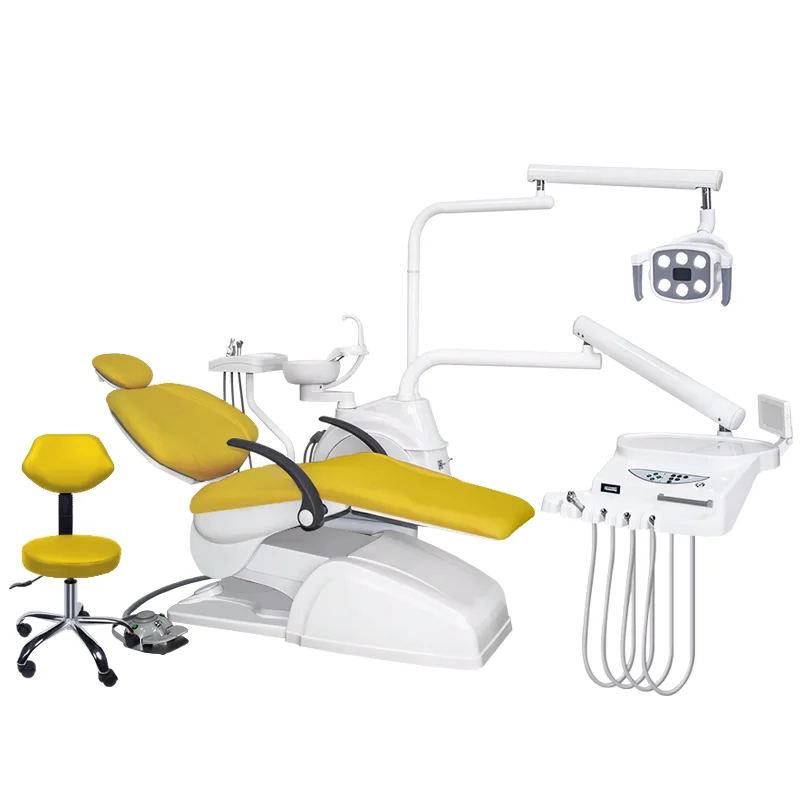 Best Sale Economic cheap Dental Chair Product with One Dentist Stool price of dental unit equipments used chair