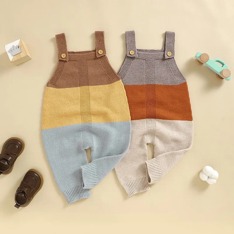 Baby Clothes 0 To 3 6 12 18 Months Knitted Girl Stuff Jumpsuit New Born Costume Boys Birth Romper Bodysuits For Infants Outfit