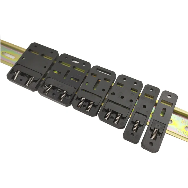 Nylon Spring loaded DIN Rail Mount Clamps 35 width