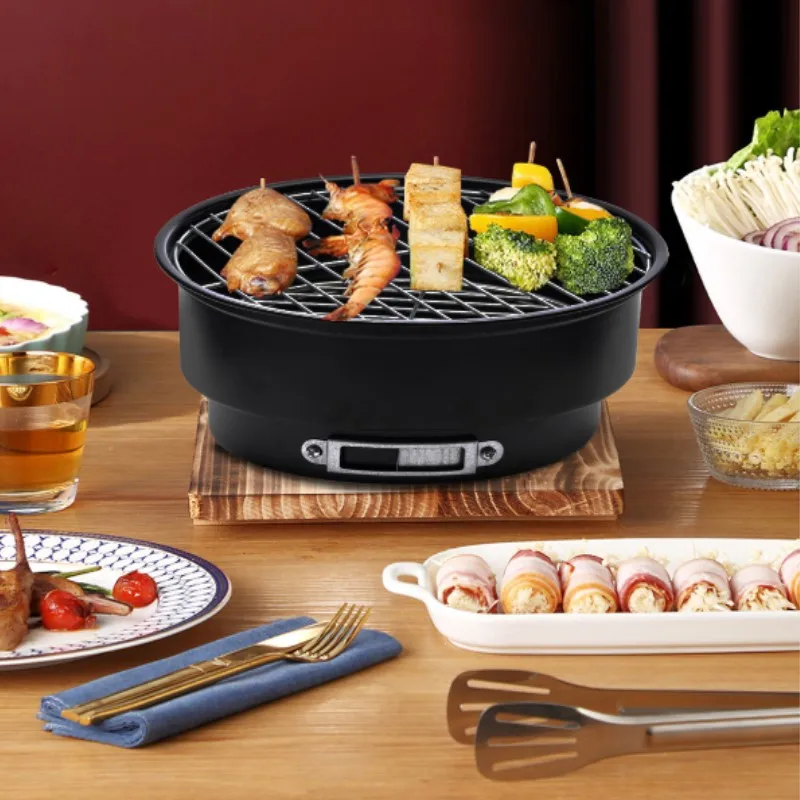 Camping Charcoal Stove, Outdoor Barbecue Grill Camping Portable Charcoal Bbq Grills//