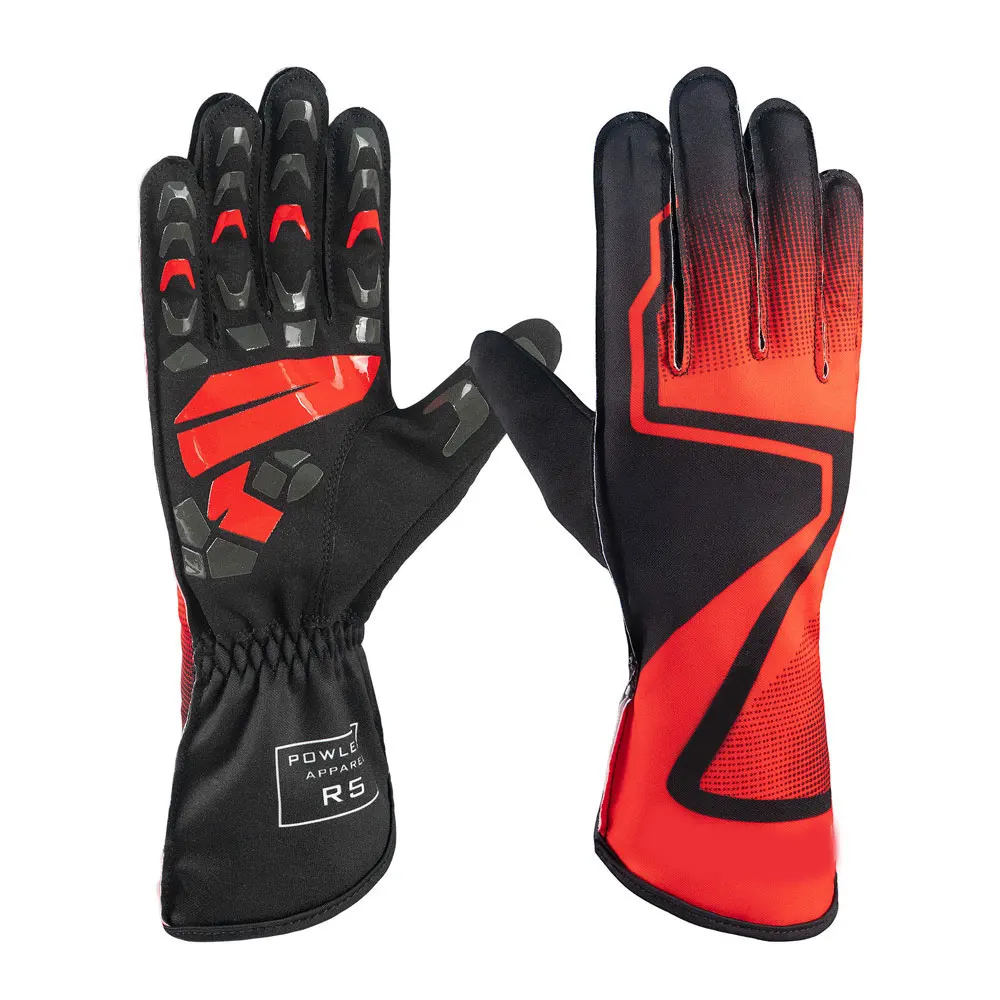 Extended Cuffs Comfortable Breathable Custom Karting Gloves Kart Racing Gloves Karting Gloves
