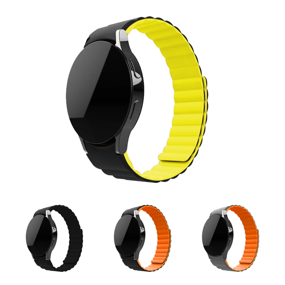 New Arrival Silicone Magnetic band for Samsung Galaxy Watch 4 Smart Watch Strap for Samsung watch 20mm