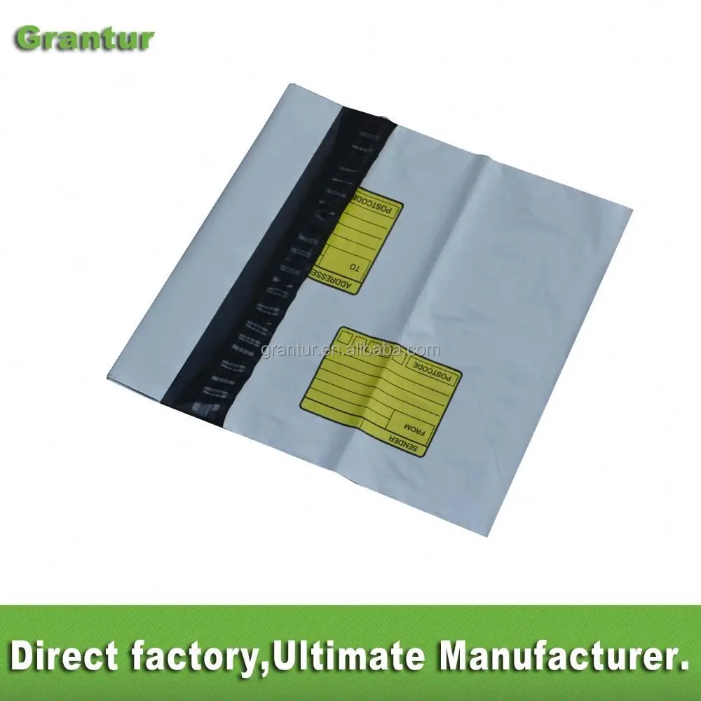
Custom envelope blank printed poly mailer for ballpoint pen writing address bar printed shipping mail bags 