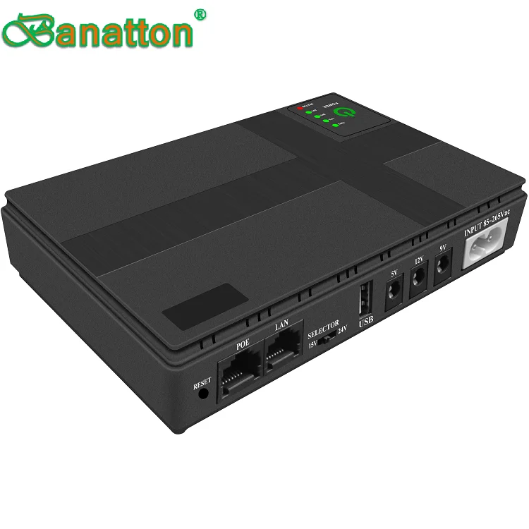 Professional 5V 7V Online DC Mini UPS Power For CCTV System Modem Wifi Router DVR
