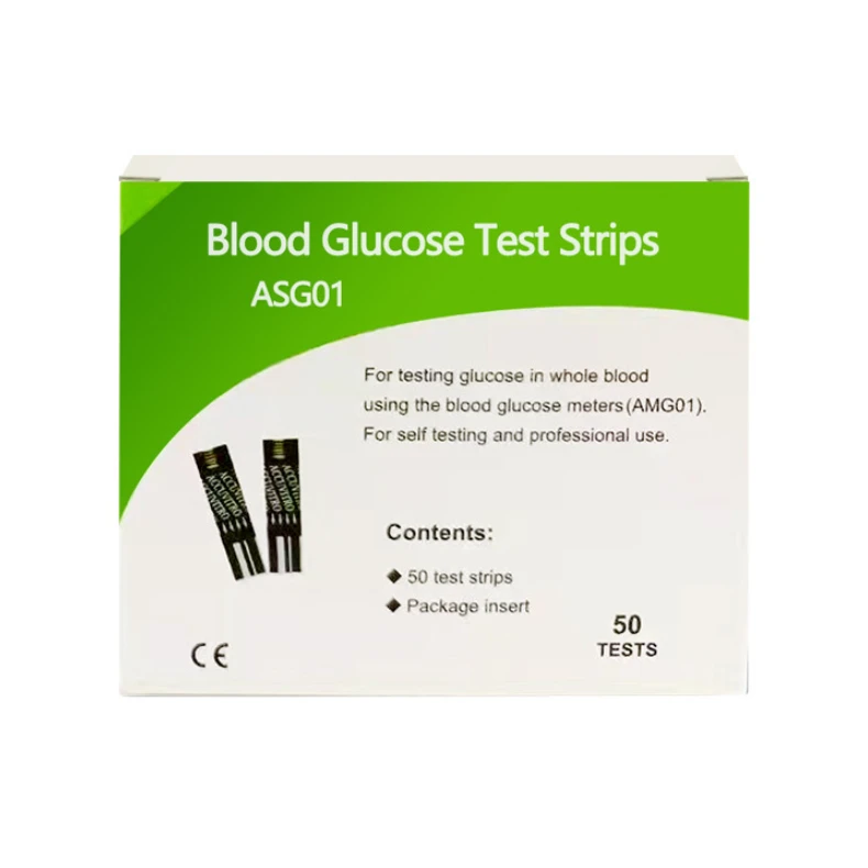 Household Glucose Monitor Smart Digital Blood Sugar Glucometer Glucose Meter With Test Strips Lancet