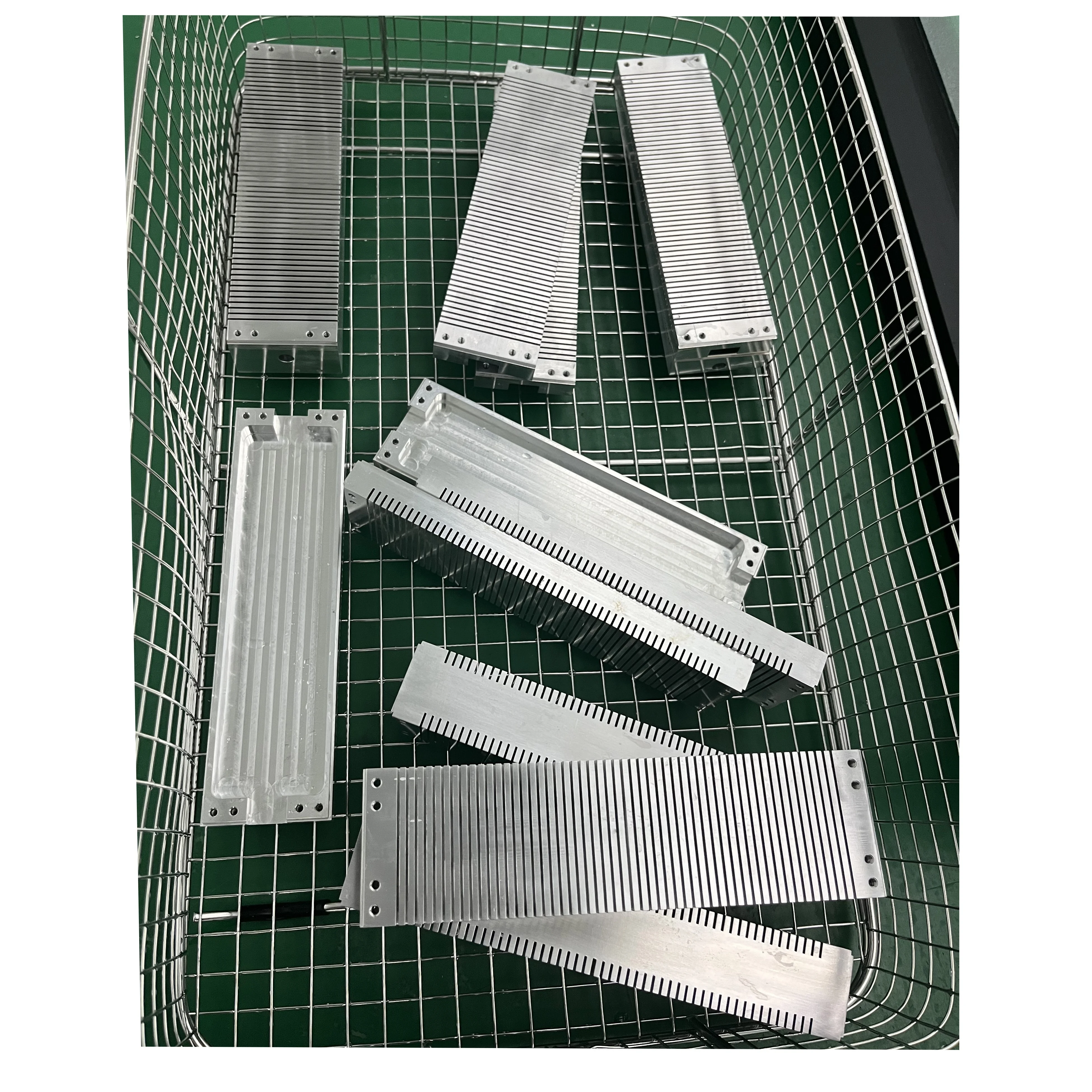 High Precision Cnc Milling Machining Custom Aluminum Extruded profile Heat sink Heat exchangers