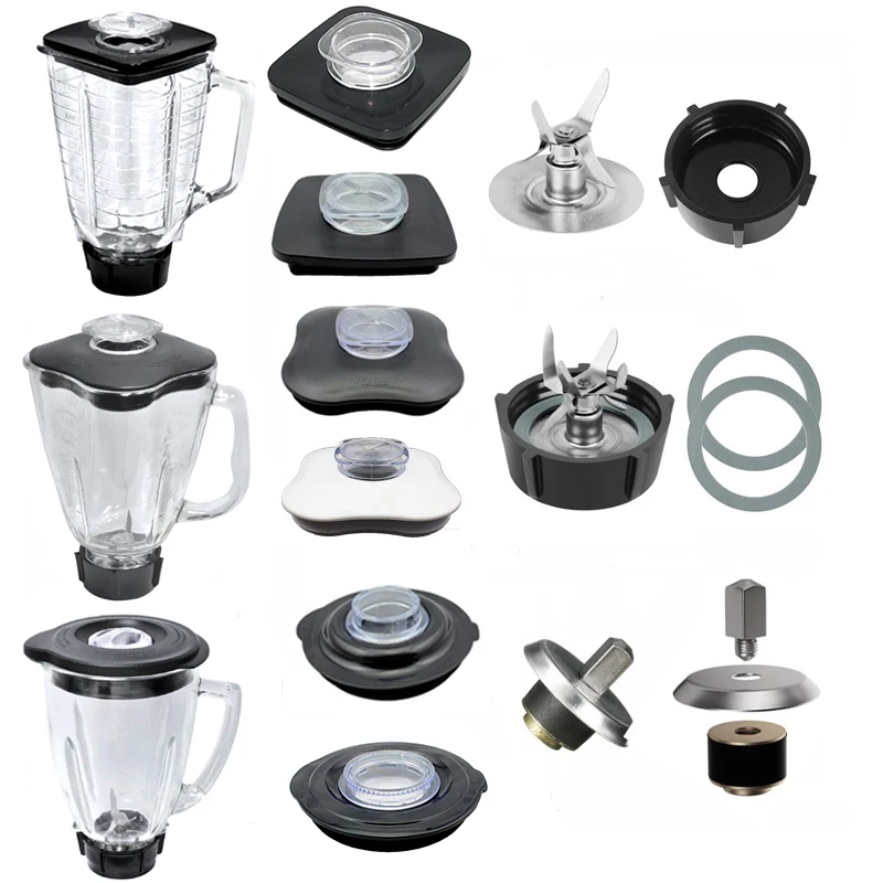 Osterizer Blender Part: 1.25L Blender Glass Jar Square Glass Jar Replacement Part for 4655 Blenders Juicers