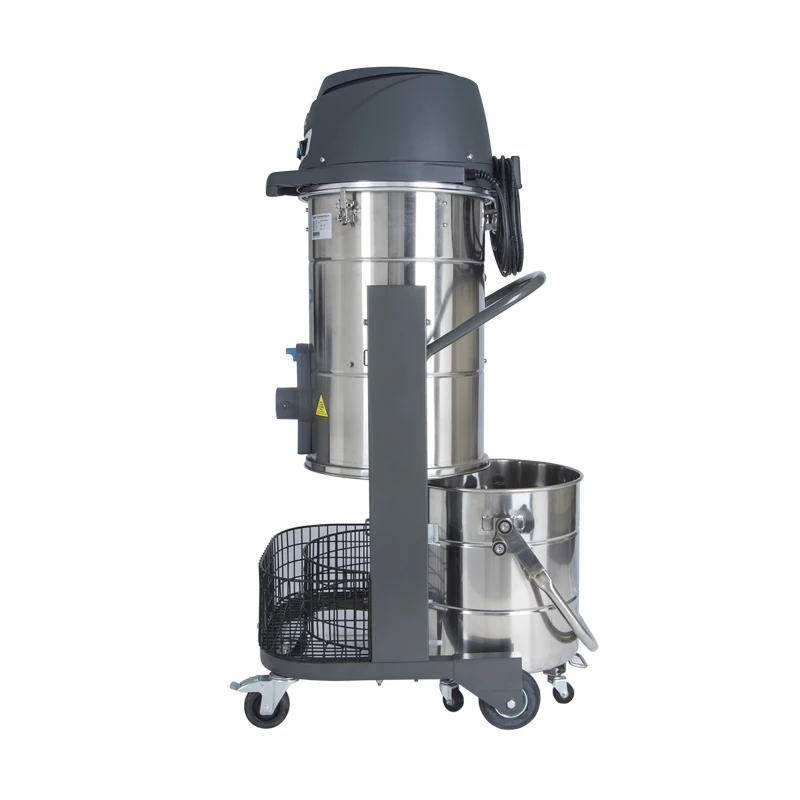 TOP TNE3 Series Pulse Jet Self Cleaning Dry Industrial Vacuum Cleaner for fine dust metal chips